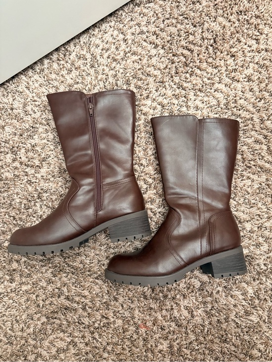 Dream Pairs Shoes - Dream Pairs brown Mid-Calf Women's Boots
